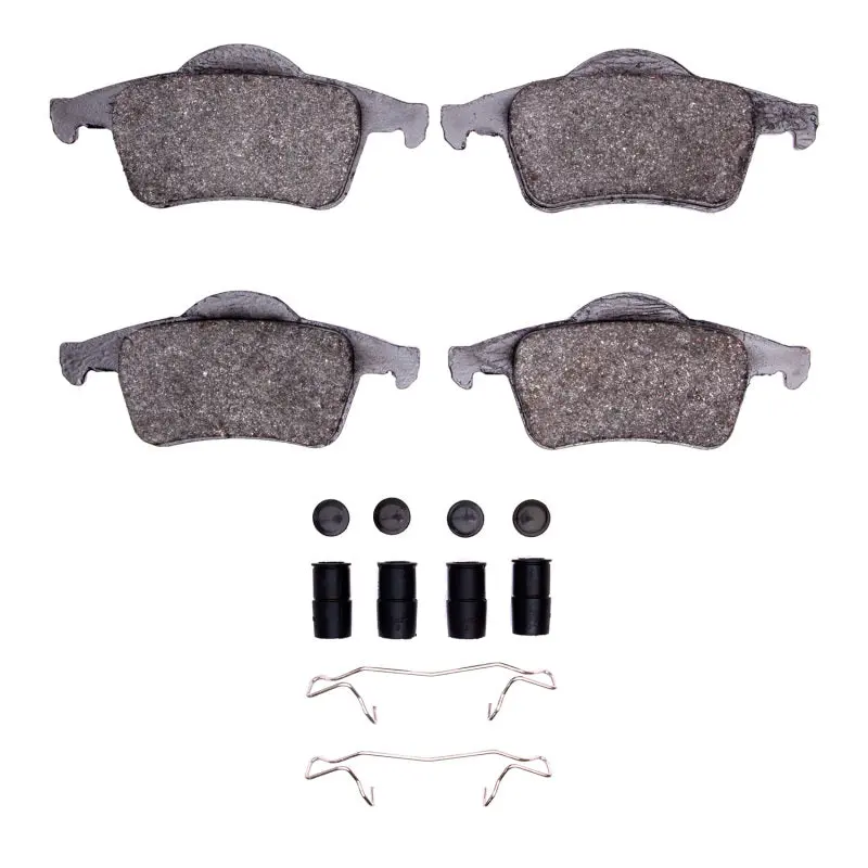 R1 99-09 Volvo Xc70 Rear Semi Met Pads & Hardware Kit 1