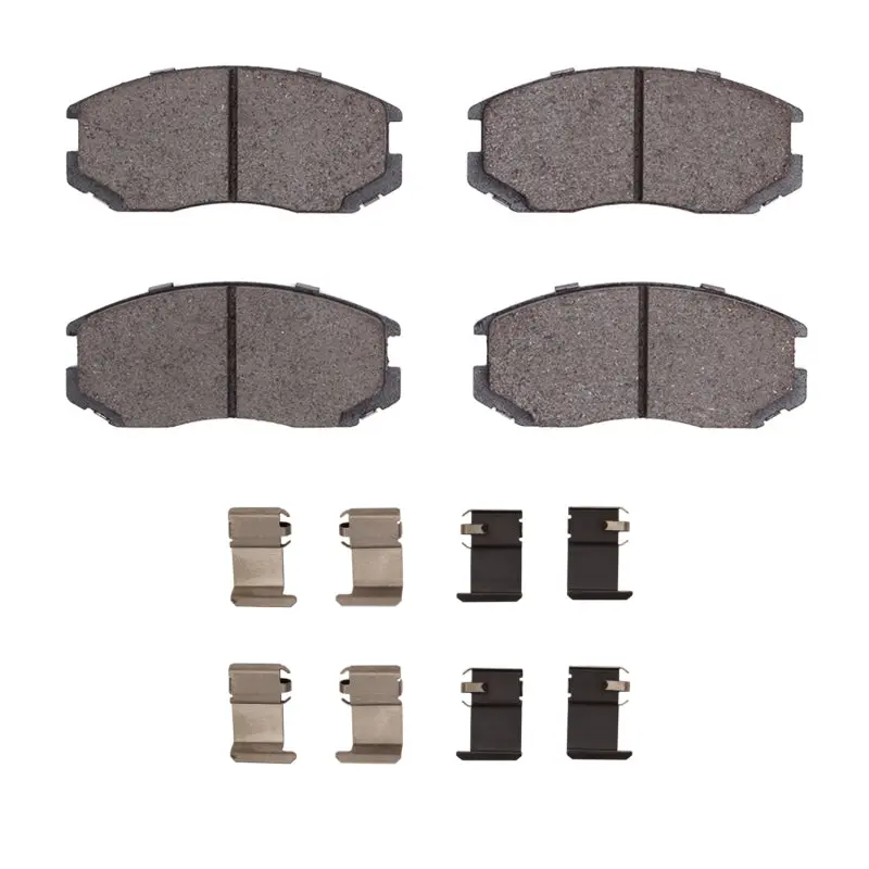 R1 Optimum Oe Front Brake Pad & Hardware Kit For 1991–2000 Dodge Colt 1