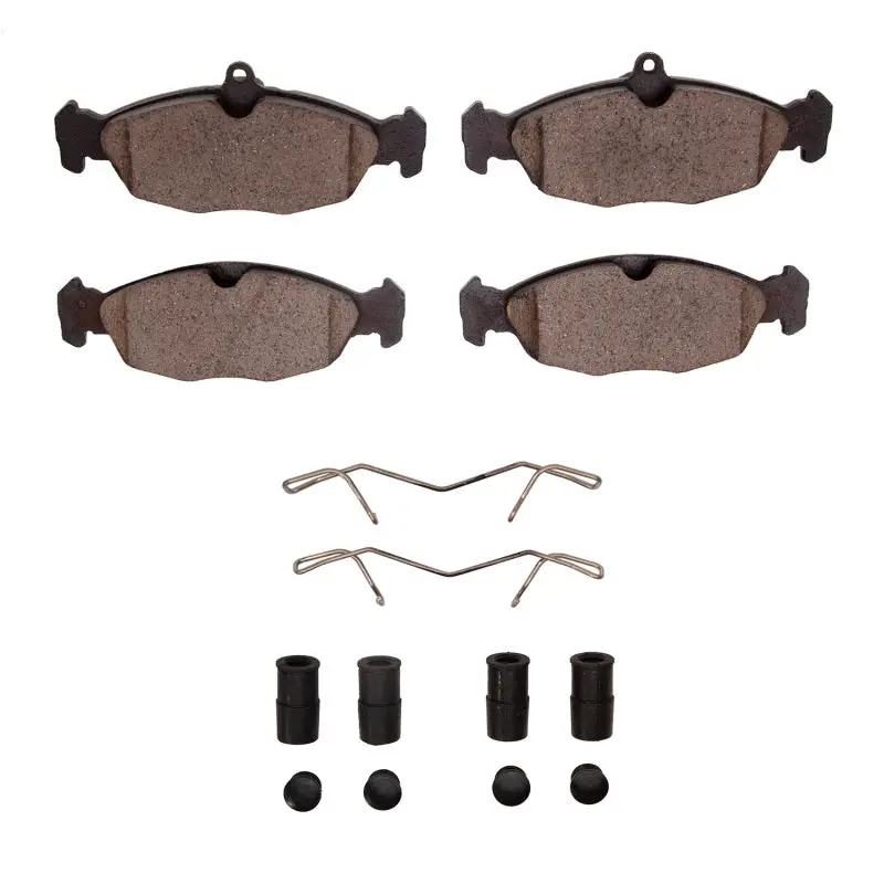 R1 Rear Brake Pad & Hardware Kit For 1997–2006 Jaguar Vanden Plas (Oe-Style Optimum Performance) 1