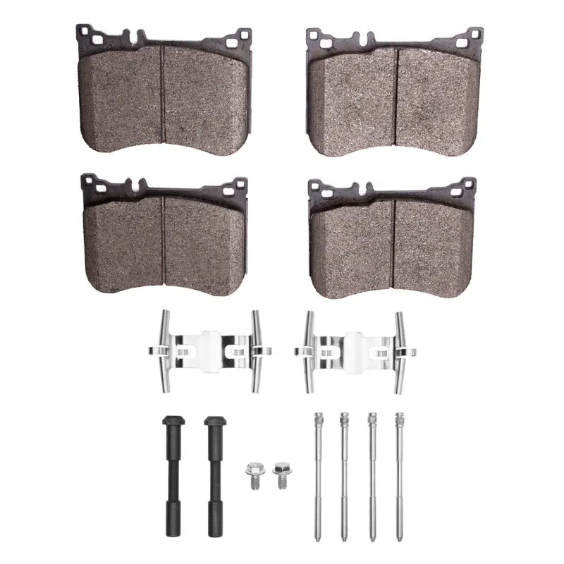 R1 Semi-Metallic Front Brake Pad & Hardware Kit For 2013–2023 Mercedes-Benz Cls53 Amg 1