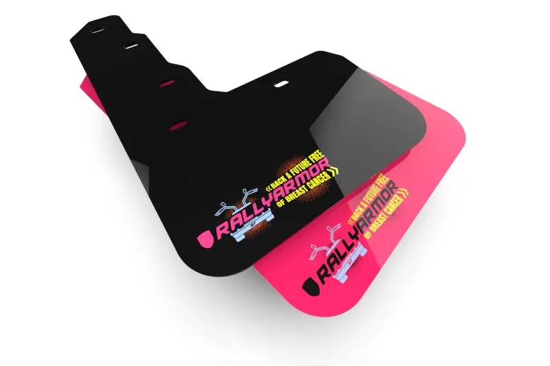 Rally Armor Bce Logo Pink Mud Flaps For 2019–2024 Ford Focus St Hatchback (Mk4) 1