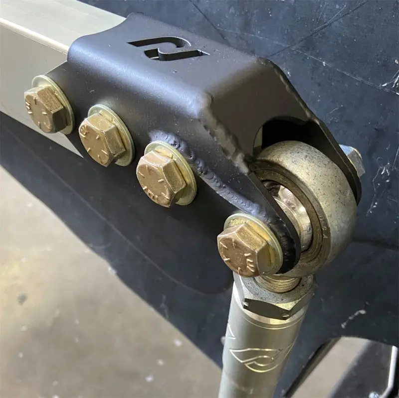 Rockjock Anti-Rock Double-Shear End Link Bracket Kit — Chromoly Construction With Hardware For Prerunner Arms 2