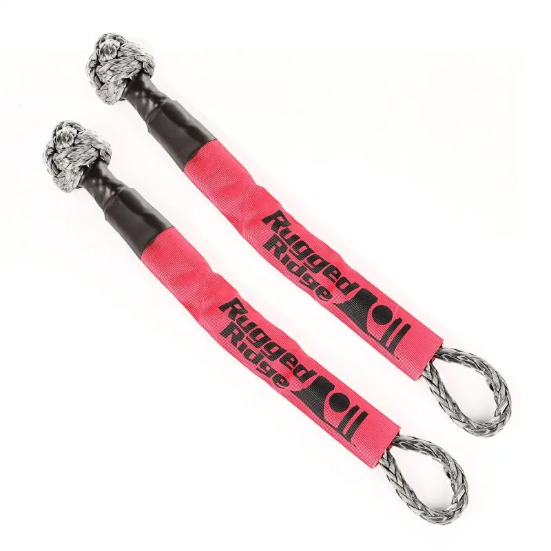 Rugged Ridge Heavy-Duty Rope Shackle & Grab Handle – 5/16" Diameter Steel Construction 1