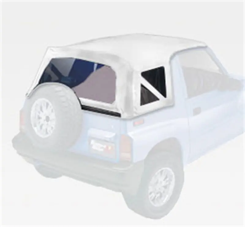 Rugged Ridge Xhd S-Top Soft Top In White Denim For 1988–1994 Suzuki Sidekick & Geo Tracker 1