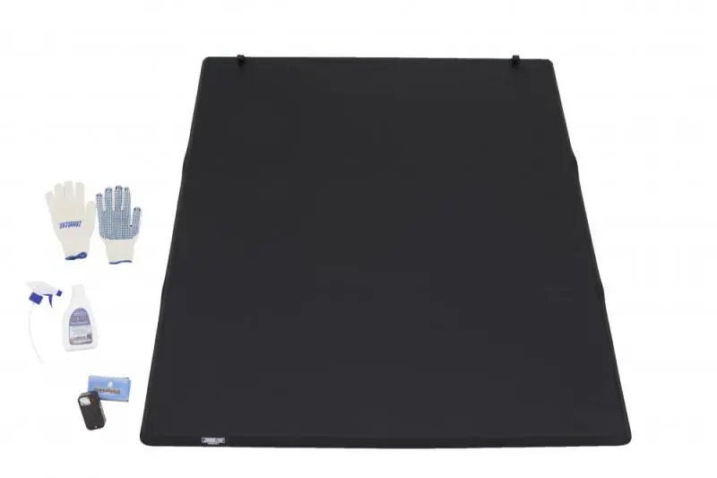 Tonno Pro Hard-Folding Tonneau Cover For 2004–2015 Nissan Titan With 5.5-Foot Bed – Includes Utility Track Kit (Model 42-498) 1