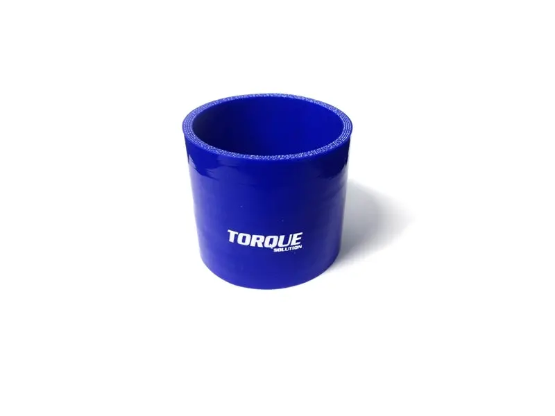 Torque Solution 2.75-Inch Blue Silicone Straight Coupler – Universal Turbo/Intake Application 1