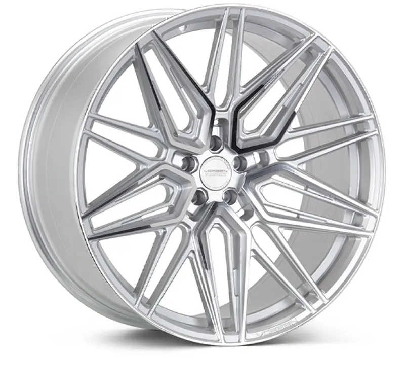 Vossen Hf-7 Forged Aluminum Wheel – 24X10", 5X120 Pcd, Et32 Offset, Deep Concave Face, Silver Polished Finish 1