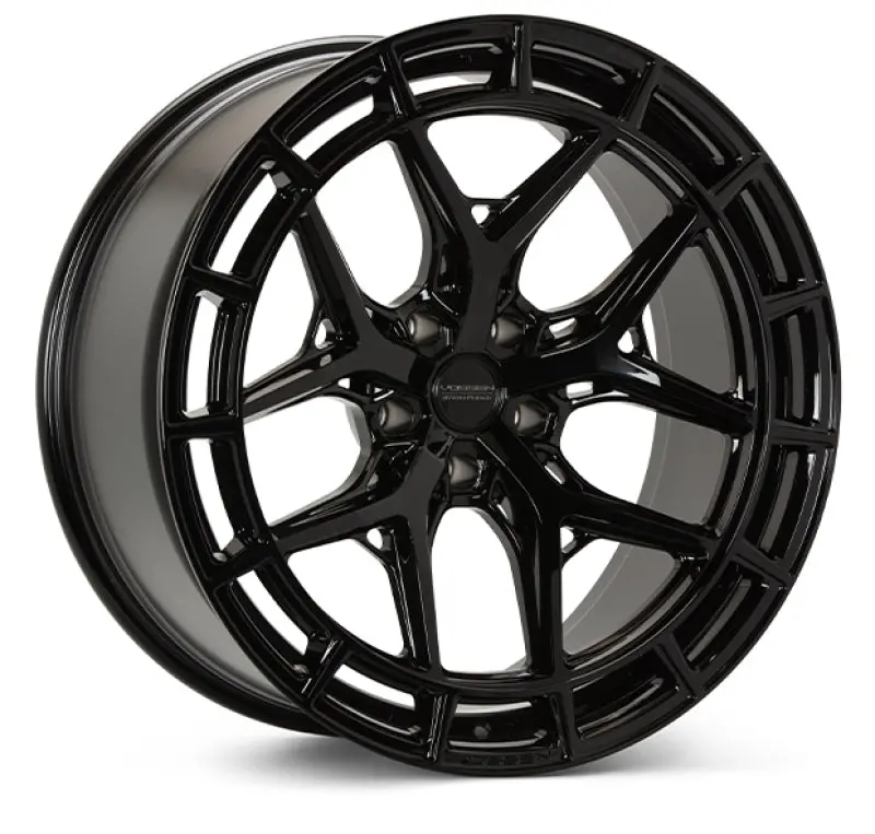 Vossen Hfx-1 Monoblock Wheel – 22X9In, 5X112Mm, Et32, Gloss Black, Flat Face Design 1