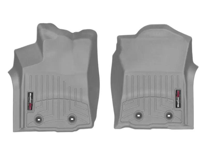 Weathertech Front Floorliners For 2018+ Toyota Tacoma – Gray, Automatic Transmission Only 1