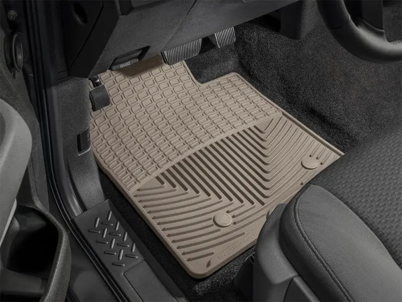 Weathertech Tan Front Rubber Floor Mats For 2010+ Bmw 7 Series F01/F02 1