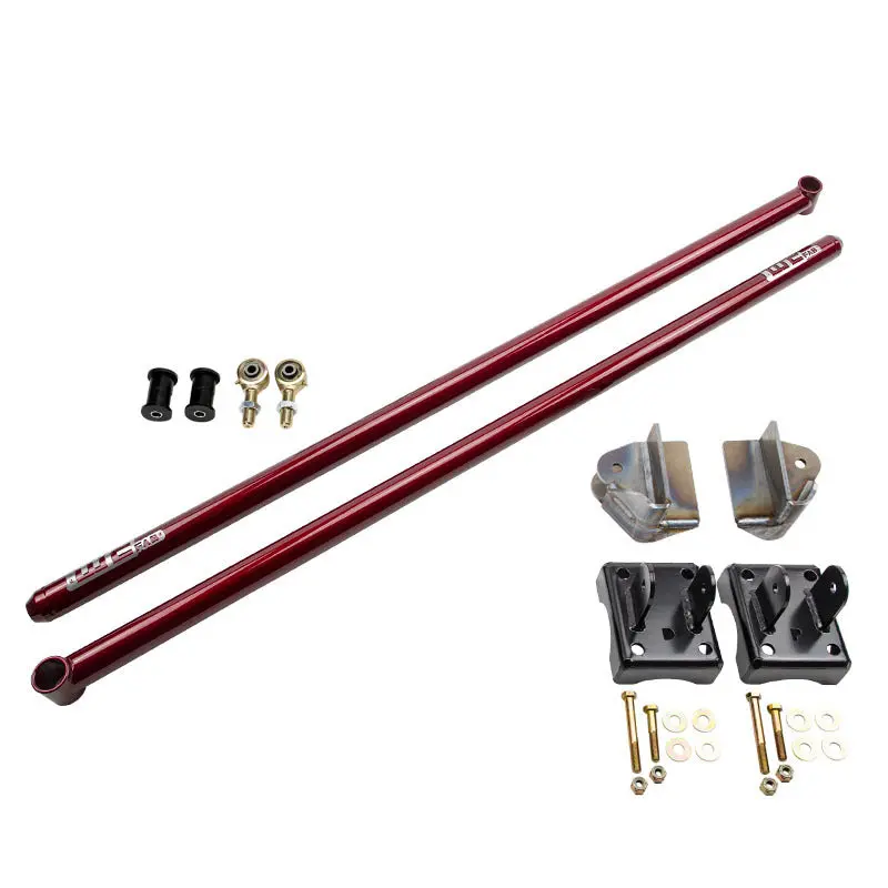 Wehrli Traction Bar Kit For 2011–2022 Ford Power Stroke Sclb & Cclb – 68-Inch Length, Wcfab Red Finish 1