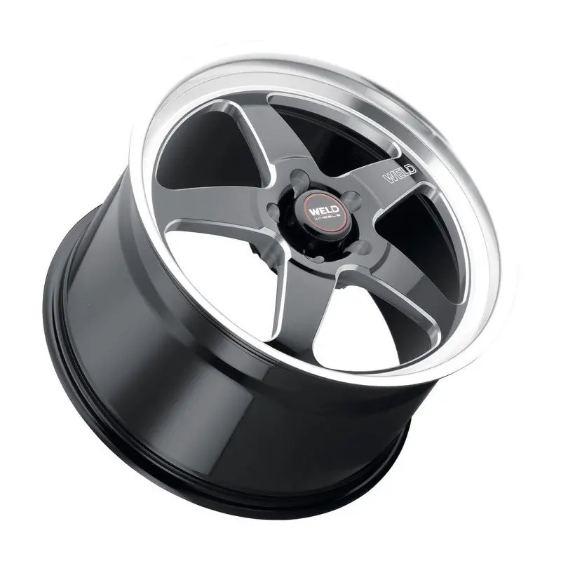 Weld S155 Ventura Drag Wheel: 15×10″, 5×114.3, Et25, 6.5″ Backspace, Gloss Black, 78.1Mm Pilot Diameter 1