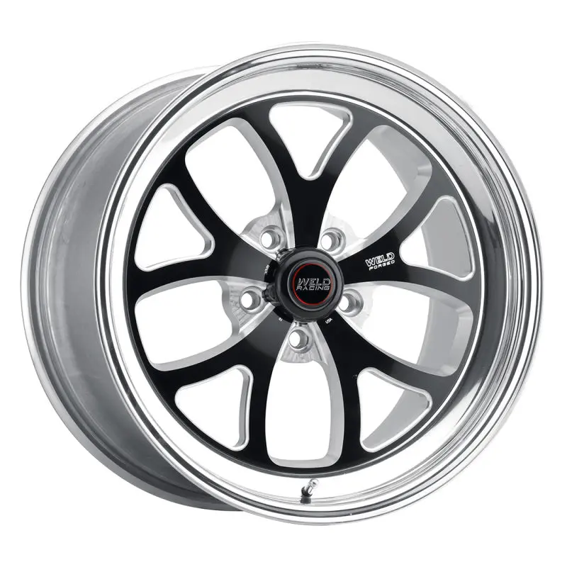 Weld S76 Forged Aluminum Wheel – 18X10", 5X115Mm, 5.1" Backspace, Black Finish, High-Pad Design 1