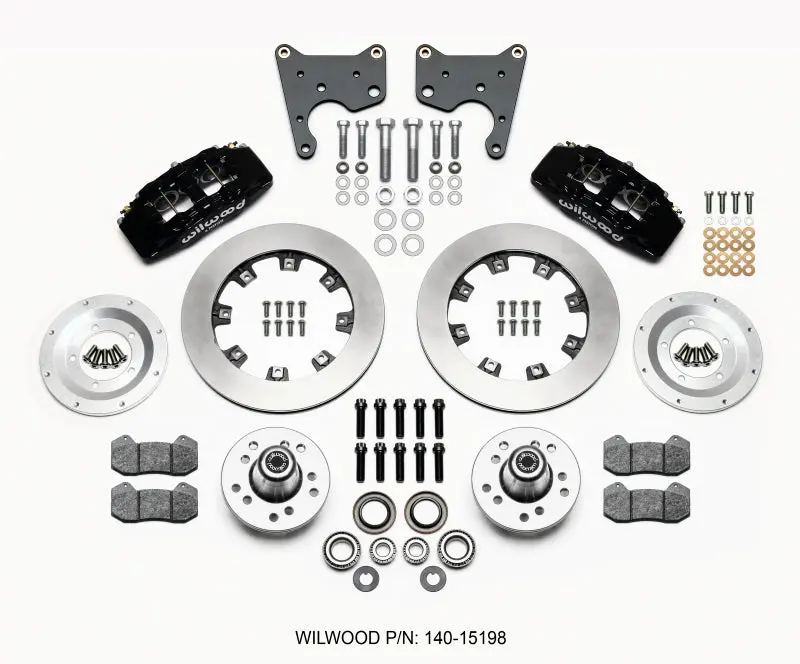 Wilwood Dynapro 6-Piston Front Hub Brake Kit – 12.19-Inch Rotors, Fits 1965–1972 Chrysler C-Body Drum Applications 1