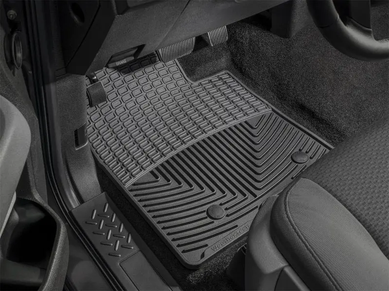 Wt Rubber Floor Mats – Front Row – Black 2