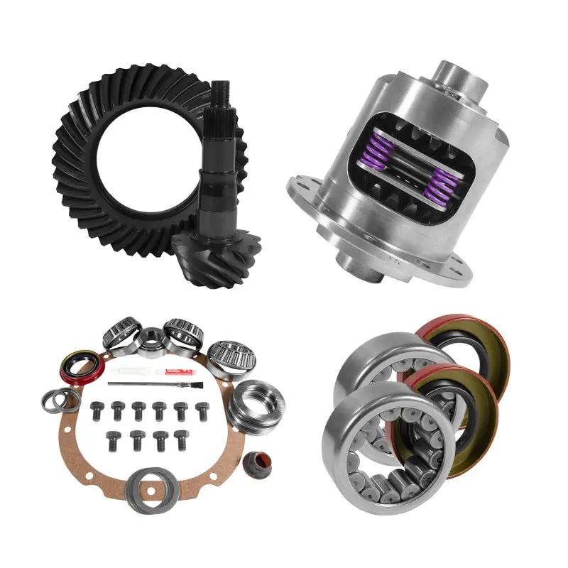 Yukon 8.8" Rear Axle Install Kit For Ford – 3.73 Gear Ratio, 31-Spline Positraction, 2.99" Bearings 1
