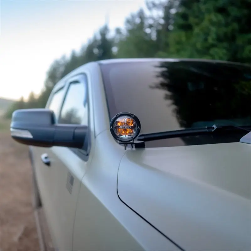 Rigid Industries A-Pillar Led Mounting Brackets For 2019 And Newer Dodge Ram 1500 1