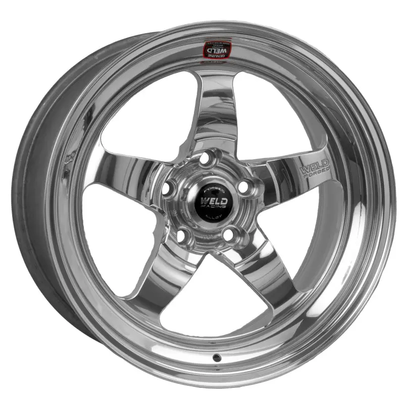 Weld S71 Polished Wheel – 17X13", 5X4.5", 4.8" Backspace (Medium Pad, Non-Beadlock) 1